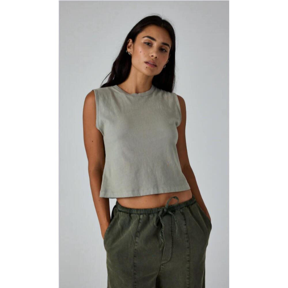 NEW ASHER maya muscle tee in sagebrush